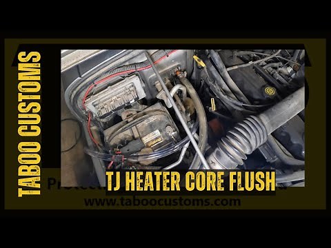 Jeep TJ Wrangler - No Heat Troubleshooting - Heater Core Flush