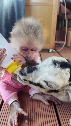 Baby Monkey Lala Refuses to Leave Mom's Arms! 🐒❤️ | Cute Feeding & Cuddling Moments
