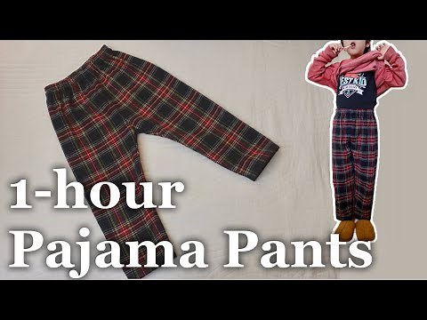Quick Sew Pajama Pants [ANY SIZE]