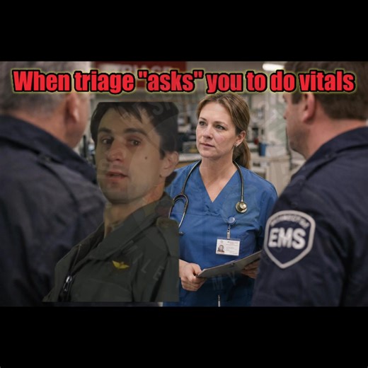 When Triage Asks EMS to Do Their Job 😅💉 #EMS #NurseLife #ParamedicHumor #HospitalDrama #EMSComedy