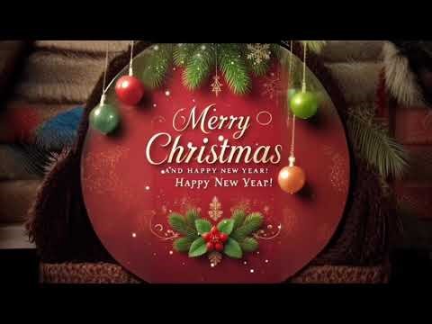 10 Hours Merry Christmas & Happy New Year 🎄 Fireplace | Christmas Loop Video for TV & LCD