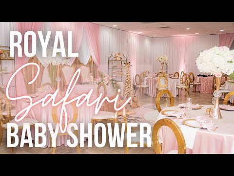 ROYAL SAFARI BABY SHOWER IDEAS | BACKDROP| EVENT PLANNING DECOR| JUNGLE| LIVING LUXURIOUSLY FOR LESS