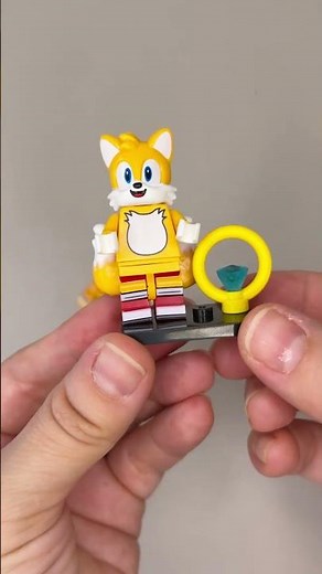 Lego Sonic Tails Minifigure Assembly & Customization Shorts #shorts