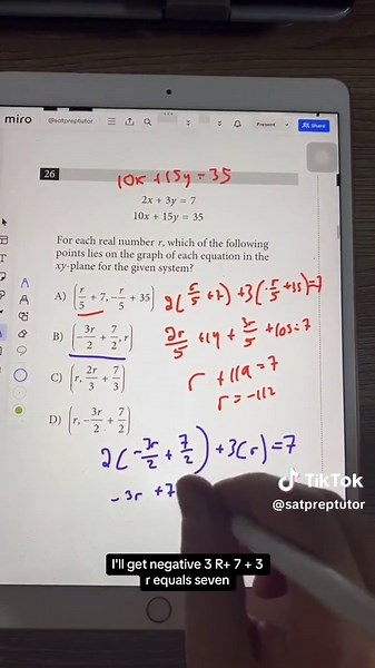 How would you solve this in Desmos??? #satprep #sat #digitalsat #dsat #maysat #junesat #sattutor #satteacher #satmath #LIVE #TikTokLIVE #LIVEhighlights