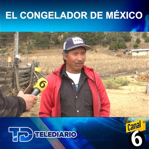 #TDDurango Ciénega de la Vaca en Guanaceví es la comunidad más fría de México. | Telediario Durango