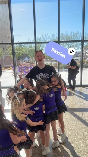 Max Tinnies = BESTIES #cheercomp #cheerleaders #cheerleading #allstarcheer #cheergym