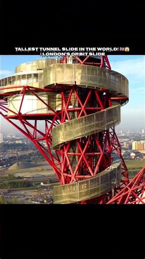 Tallest Tunnel Slide in the World! 🇬🇧😱 | London’s Orbit Slide.