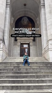 NYC Day Trip itinerary 👇 🚗 But first! Follow @wechoseadventures for East Coast road trips, family friendly day trips, and US bucket list experiences This is a day trip everyone needs to do at least once in their life! We did our best to find the coolest free or cheap things to do in NYC (there are more than you think!) and saved our money for trying all the food (worth it). Even if you don’t like cities (I don’t), these are all worth the visit. Steal my One Day NYC Itinerary: 📍 𝐋𝐢𝐛𝐞𝐫𝐭𝐲