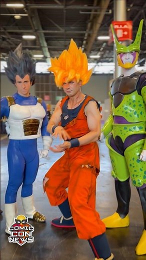 Goku, Vegeta, Gohan Perfect Cell IRL DBZ Cosplay #shorts #dbz #dragonballz #dragonball #goku #anime