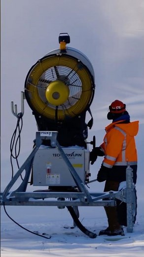 Snowmaking in Action | TechnoAlpin Snow Guns at Mount Southington