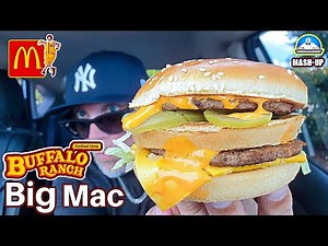 McDonald's® Buffalo Ranch Big Mac Review! 🦬🍔| Fast Food Mash-Up! | theendorsement