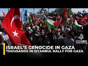 Protesters flood Istanbul streets, demanding end to Israel’s war on Gaza