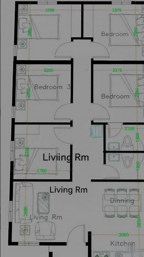 🏡 **Modern 4-Bedroom House Plan | Smart Layout Design Tour**