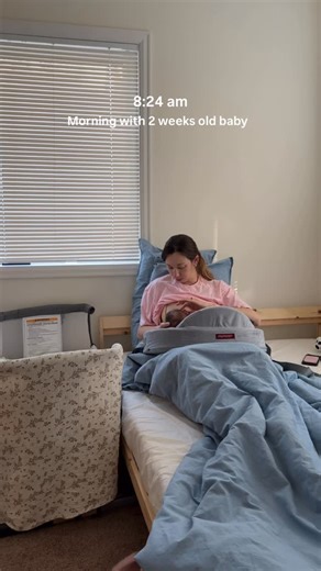 Viola Belode on Instagram: "Life with a newborn means doing everything with one eye on your baby 🤍 Before, I was constantly running into the room to check on her — now I can go about my daily routine and simply glance at the camera with the @momcozy baby monitor👌🏻 If you need one too, there’s 20% off on Amazon with my code VIOLABBM — link in bio. #motherhood #momcozybabymonitor #momcozybm04 #babycamera #newborn"