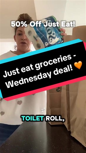 Get 50% Off Groceries on Just Eat Wednesdays!