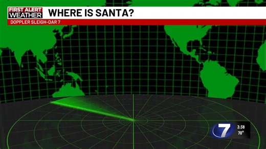 SANTA TRACKER UPDATE*** Santa has arrived somewhere in Europe! Check it out... | WJHG-TV