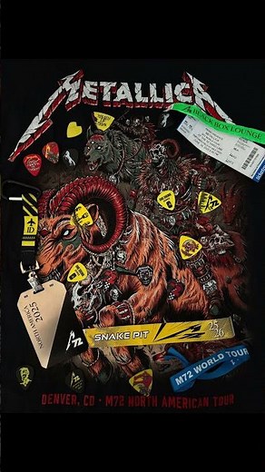 Metallica M72 North American Tour 2025 Merchandise Unboxing & Review | #Metallica #M72Tour