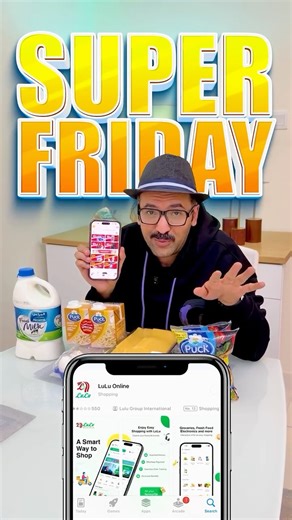 Mohamed.Nabil on Instagram‎: "⁨ ⁨ � سوبر فرايداي من لولو أونلاين وصل… واللي جاي هيزعل محفظتك من كتر السعادة! 😂🛒 ‪‪@luluhypermarkets‬‬ أنا حرفيًا قاعد في البيت… وبلمس كده ألاقي عندي هايبر ماركت كامل في الموبايل! خصومات لحد 70%… وعروض أونلاين بس… وتكنولوچي وأسعار تخوّف أي كارت فيزا! 🤯📱 والأجمد؟ استخدمت SUPER20… وخدت 20 درهم ببلاش وأنا قاعد على الكنبة! 💸🔥 والدليفري؟ وصل قبل ما أفتكر إني طلبت أصلاً. ده مش شوبينج… ده سحر يا جدعان! 😂✨ 📦💛 ادخل لولو أونلاين دلوقتي… والحق عروض السوبر فرايداي قبل