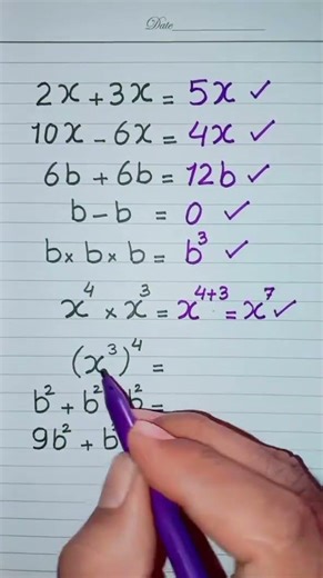 Basic Algebraic Operations in Mathematics #maths