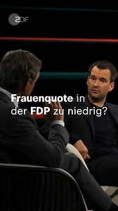Ist die FDP eine männerdominierte Partei? FDP-Politiker Johannes Vogel äußert zur Situation bei den Liberalen. | ZDF heute