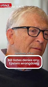 Bill Gates said Jeffrey Epstein's email was "false", denying any wrongdoing during an interview with an Australian channel. | Mirror Politics