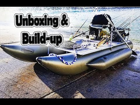 Aquos PF-380 Inflatable pontoon boat - Out of the BOX! #TBNation.