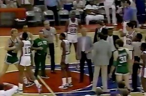 Michael Jordan and the Bulls weren't the only people who were not fans of the Bad Boy Pistons. If there was one player Larry Bird couldn't stand it was Bill Laimbeer. And Bird definitely let Laimbeer know this one spring day in Pontiac, Michigan in 1987. celticslife.com | CelticsLife