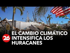 El cambio climático intensifica los huracanes