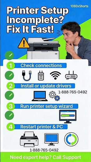 Printer Setup Incomplete? 4 Quick Fixes + Expert Help!