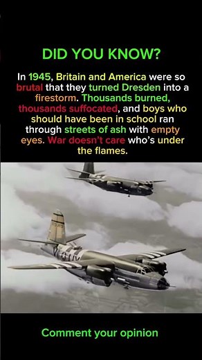 Why Dresden 1945 Shocked the Entire World #history #shorts