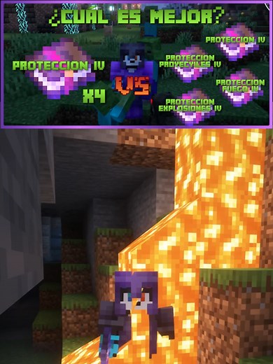 Mejor protección en Minecraft: Java vs Bedrock