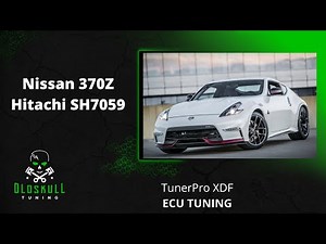 Nissan 370Z (Z34) VQ37 ecu tuning Hitachi SH7059 usingTunerPro xdf