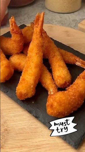 Easy Prawn Tempura at Home | Super Crispy & Delicious #shorts #viral #food #easyrecipes