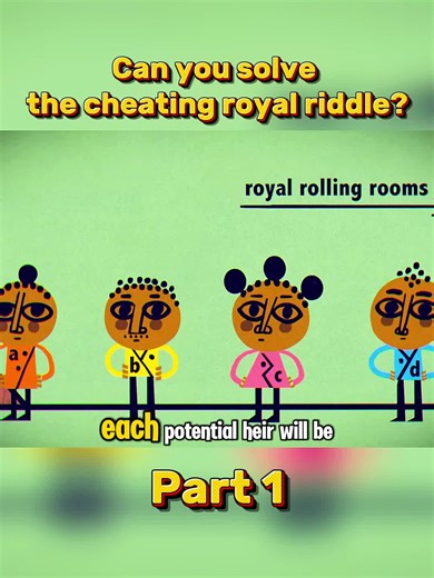 Can you solve the cheating royal riddle? - Part 1 #usa #fyp #viral #ted