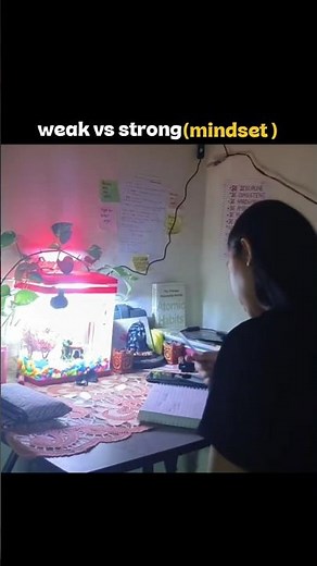 Weak Vs Strong mindset #motivation #mindset #morninghabitsforsuccess