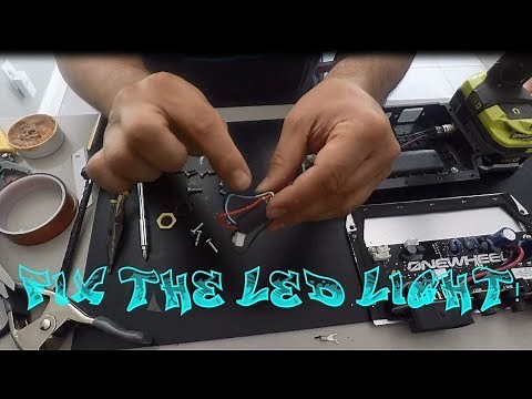 Onewheel Workbench: Fix LED Light & Secure Ferrite Ring