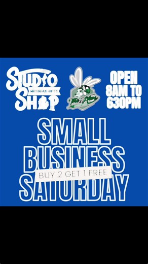 To celebrate Small Business Saturday, we are doing out biggest sale of the year! Buy two items get the third free* all day tomorrow from 8am to 630pm, hope to see everyone tomorrow ! *discount is applied to lowest price item