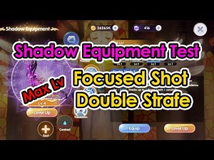 [ROX] Max Level Focused Shot and Double Strafe Hunter/Sniper Shadow Equipment Test | King