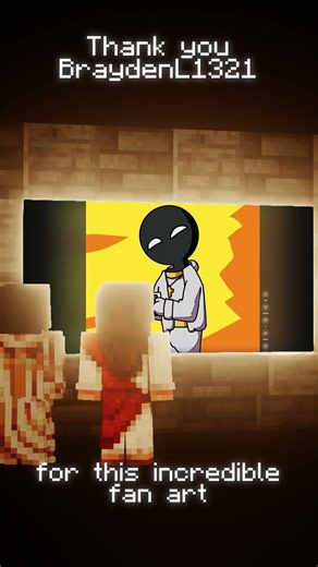 Incredible fan art from @braydenL1321 #minecraft #fanart #god