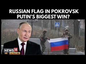 Russia Raises National Flag in Pokrovsk as President Putin Declares Full Control | 4K Video