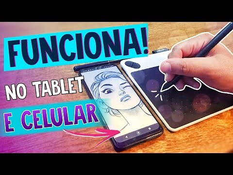 How to use a graphics tablet with your cell phone?