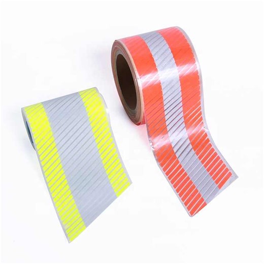 High Visibility Anti-Fire Workwear Heat-Applied Metal Silver Reflective Tearable Safety Tape Flame Retardant Reflective Vinyl