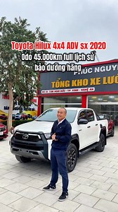 Toyota Hilux 2 cầu Adventure form mới sx 2020. Gần 5 năm chỉ lăn bánh 45.000km còn full bảo dưỡng hãng #PHUCNGUYENCARS #reels #ToyotaHilux | Phúc Nguyên Cars - Tổng kho xe lướt miền Trung
