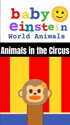 Baby Einstein World Animals (2003) Animals in the Circus #Shorts #babyeinstein