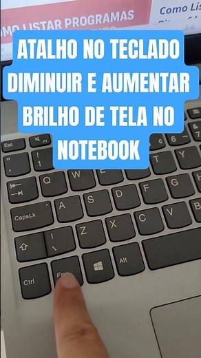 Increase or decrease laptop screen brightness 🔅 using the keyboard ⌨️