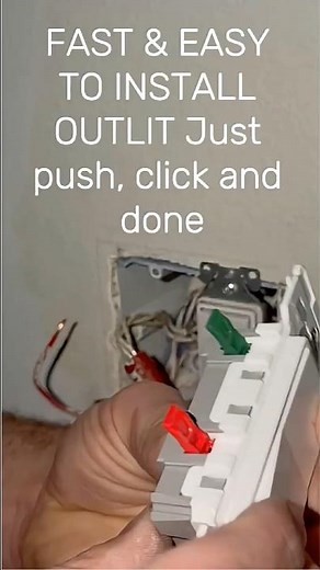 No More Stripped Wires Installing Outlets Like This #diy #hack #electric