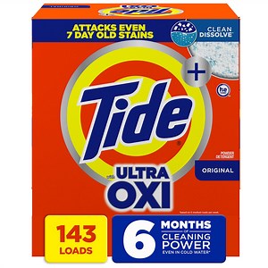 Tide   Ultra Oxi Powder Laundry Detergent, Original, 143 loads, 225 oz. - Samsclub.com
