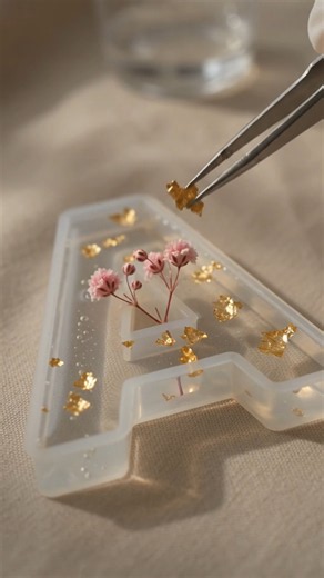 Making A Stunning Dried Flower Resin Pendant! #ResinArt #DIYJewelry