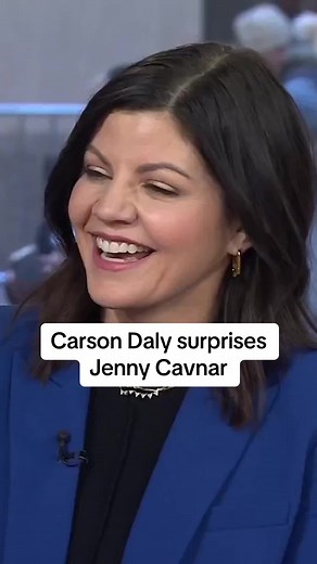 MLB play-by-play announcer #JennyCavnar loved TRL back in the day, so who better to surprise her with than #CarsonDaly? Cavnar was on to talk about her historic rise as the first woman to voice play-by-play for Major League Baseball #TODAYShow